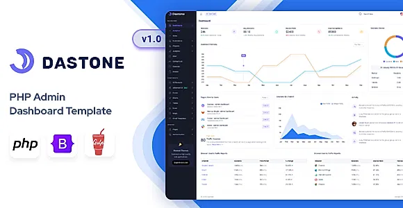 Dastone - PHP 8 Admin & Dashboard Template