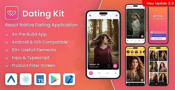 Dating Kit - React Native Expo Dating Mobile App Template