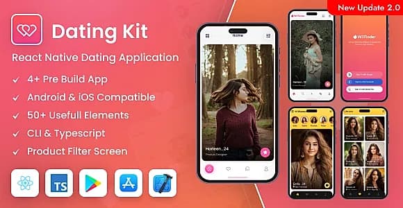 Dating Kit - React Native Dating Mobile App Template
