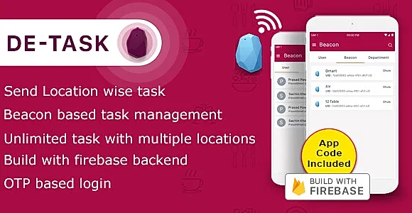 DE-TASK (Beacon Based Task management App )
