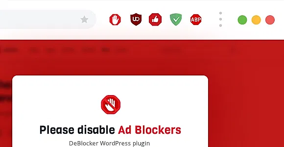 DeBlocker WordPress Plugin