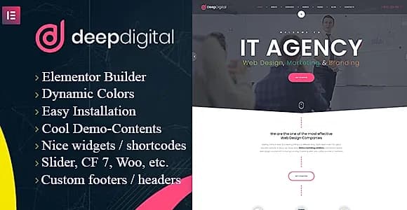 DeepDigital WordPress Theme
