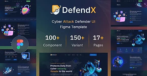 Defendx - Cyber Security Figma Template