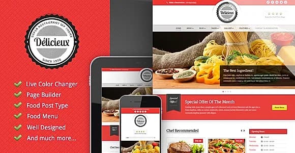 Delicieux WordPress Theme