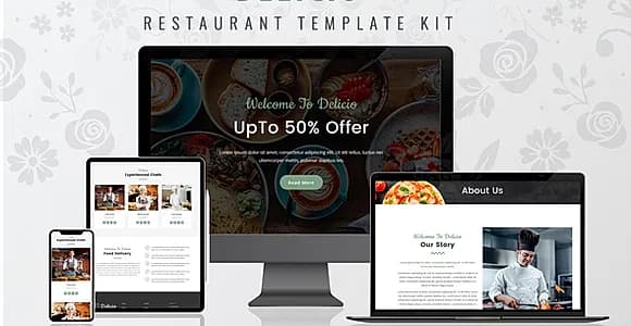 Delicio - Restaurant Elementor Template Kit