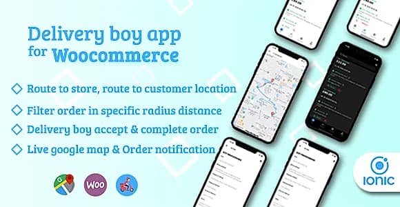 Delivery boy app for WooCommerce