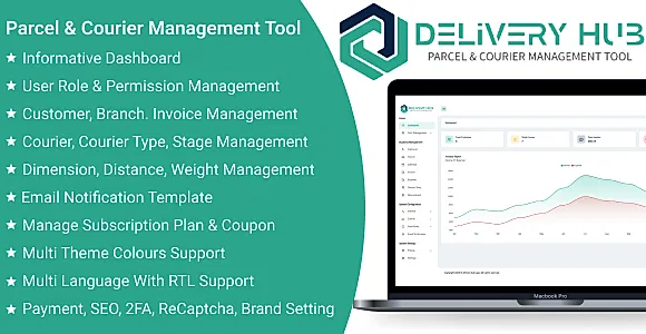 Delivery Hub SaaS - Parcel & Courier Management Tool