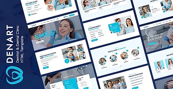 Denart - Dentist & Dental Clinic Template