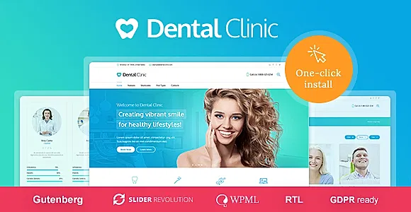 Dental Clinic WordPress Theme