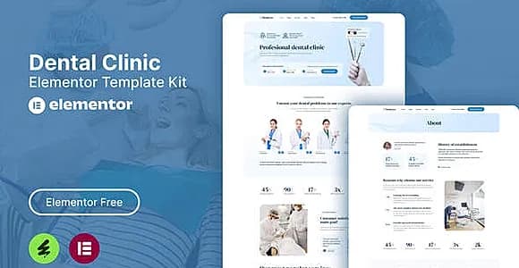 Dentcys - Dental Clinic Elementor Template Kit