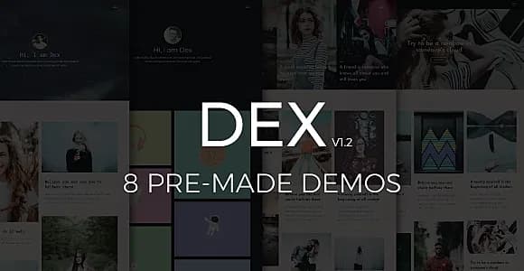 Dex - Modern Blog/Portfolio Blogger Theme