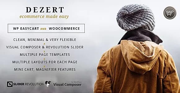 Dezert EasyCart & WooCommerce Shopping Theme WordPress Theme
