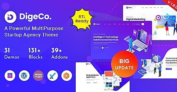 Digeco WordPress Theme