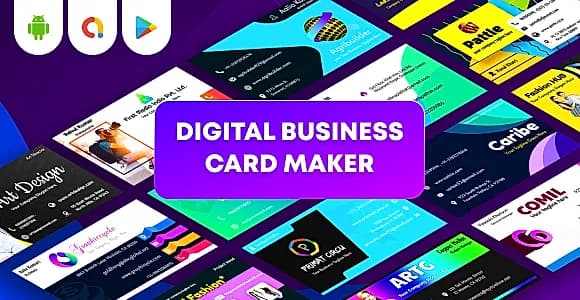 Digital Business Card Maker - Creative Visiting Card Maker - Visiting Card Templates Editor