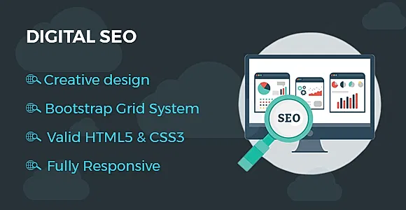 Digitalseo - HTML One Page Template for SEO