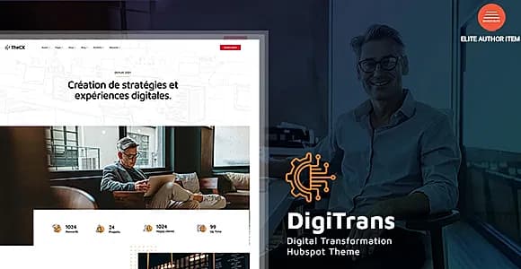 DigiTrans - Digital Transformation HubSpot Theme