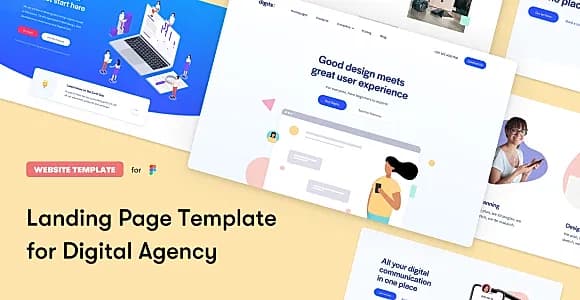 Digits Landing Page Template