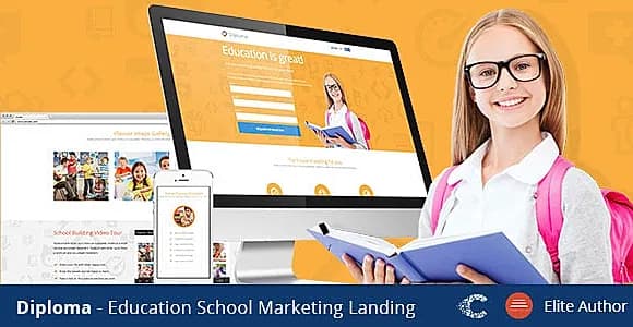 Diploma - Unbounce Landing Page Template