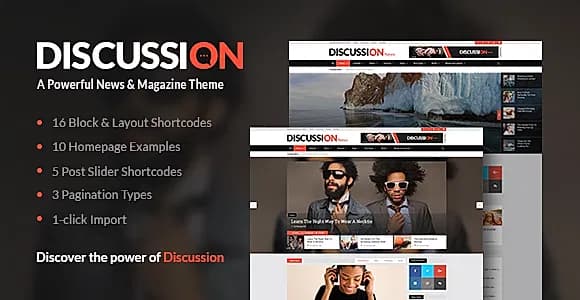 Discussion WordPress Theme