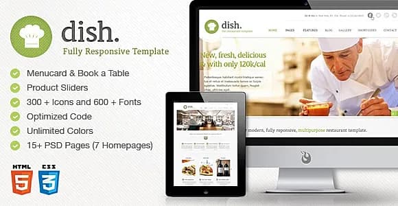 Dish | Multipurpose Restaurant HTML Template