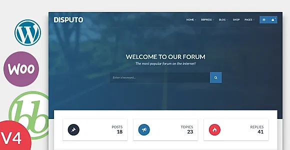 Disputo WordPress Theme