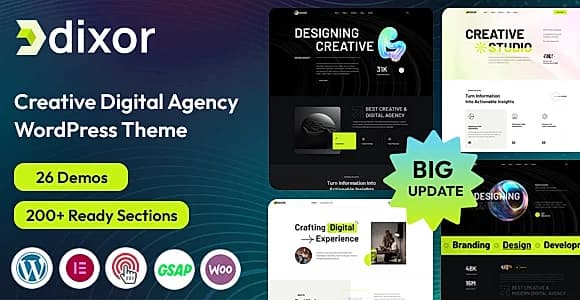 Dixor WordPress Theme