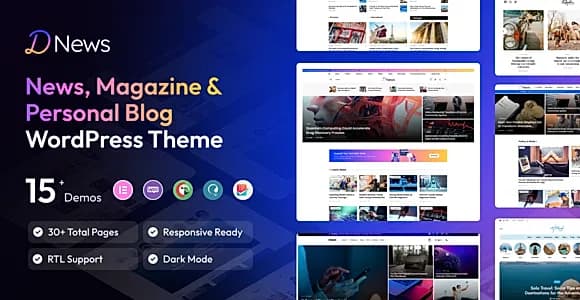 Dnews WordPress Theme