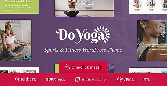 Do Yoga WordPress Theme