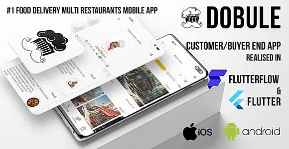 Dobule - Fully Functional Customer Side Mobile App for iOS & Android