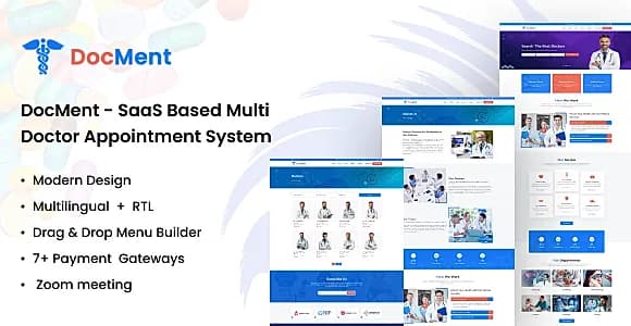 DocMent - SaaS Based Multi Doctor Appointment System