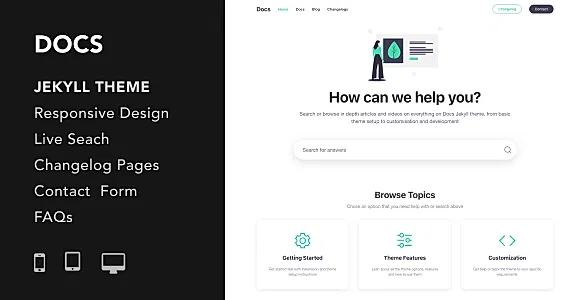 Docs - Responsive Documentation | Manual Jekyll Theme