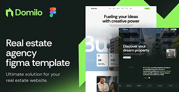 Domilo - Real Estate Agency Figma Template