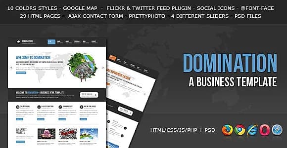 Domination - a Business HTML Template