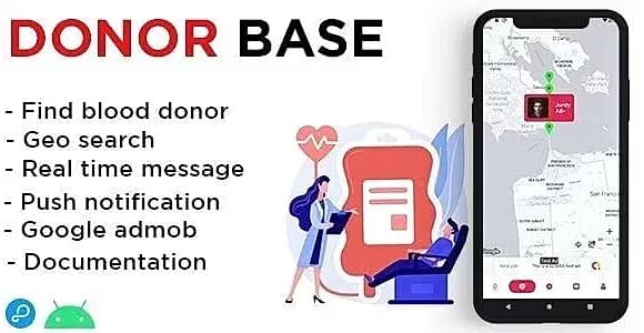 Donor Base  [ android ] - Blood donor network