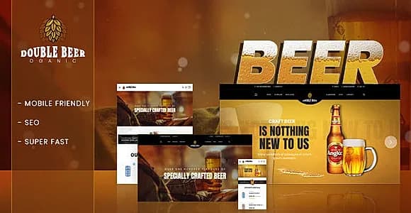 Double Beer – Section Shopify Theme 2023 For Beer Store Online