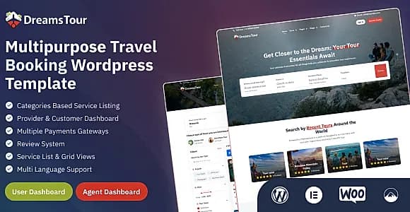 DreamsTour WordPress Theme