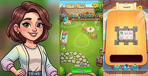 Dreamy Rooms - Tile Adventure HTML5 Game - Puzzle Game - Construct 3