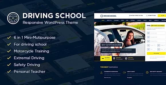 DrivingSchool WordPress Theme