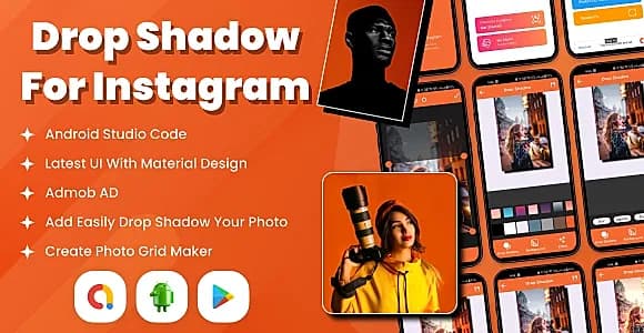 Drop Shadow For Instagram - Admob - Android App