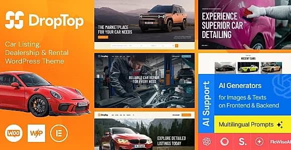 Drop-top WordPress Theme