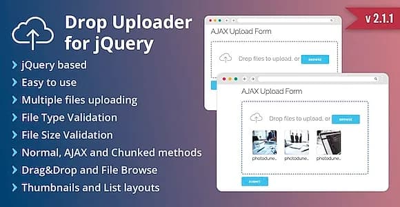 Drop Uploader - Drag&Drop Javascript File Uploader