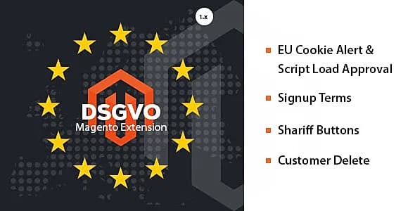DSGVO / GDPR 4 in 1 Magento 1.9 Extension