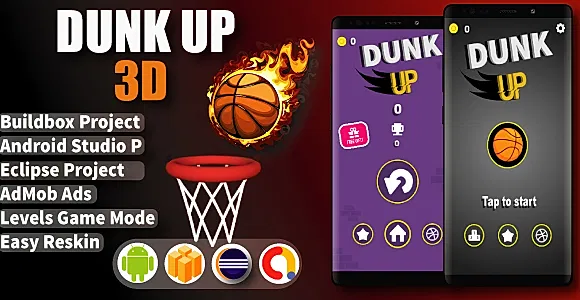 Dunk Up 3d ( BuildBox Project + Admob + Bbdoc )