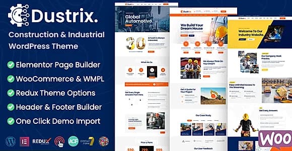 Dustrix WordPress Theme