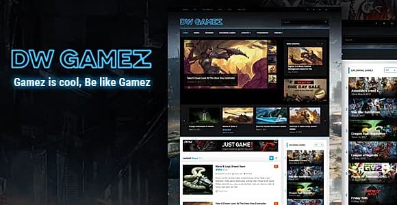 DW Gamez WordPress Theme
