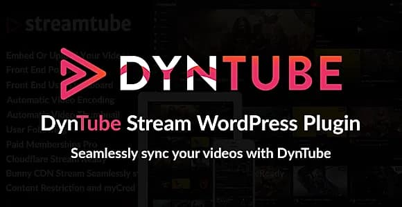 DynTube Stream WordPress Plugin
