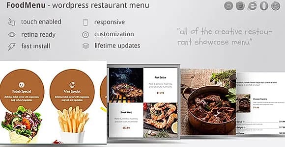 DZS Restaurant Menu WordPress Plugin