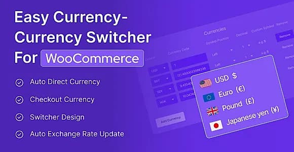 Easy Currency Switcher WordPress Plugin