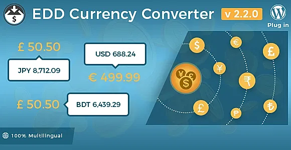 Easy Digital Downloads - Currency Converter WordPress Plugin