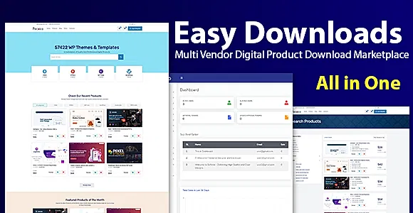 Easy Downloads - Multi Vendor Digital Product Download Marketplace